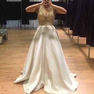 Champagne Prom Dress